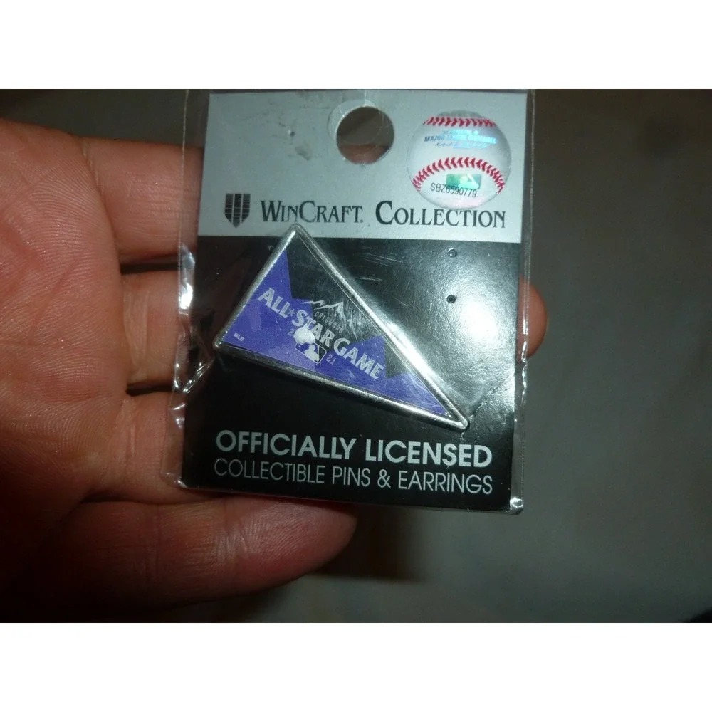 WinCraft 2021 MLB All Star Game Colorado Pennant Lapel Pin New SBZ6590779